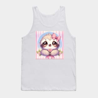 Adorable Kawaii Sloth Tank Top